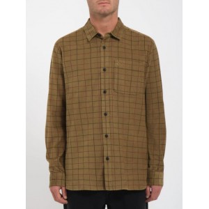 Camisa Manga Larga Volcom Zander Dark Khaki